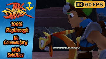 Jak and Daxter (OpenGOAL) 4K 60FPS 16:9 100% Playthrough- No Commentary - With Subtitles