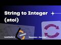 String to Integer (atoi) | Iterative + Recursive | LeetCode 8 | DSA