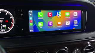 Apple Carplay, Android Auto Mercedes S-Class W222