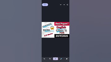 Class 11 English Real Paper PSEB #pseb #class11
