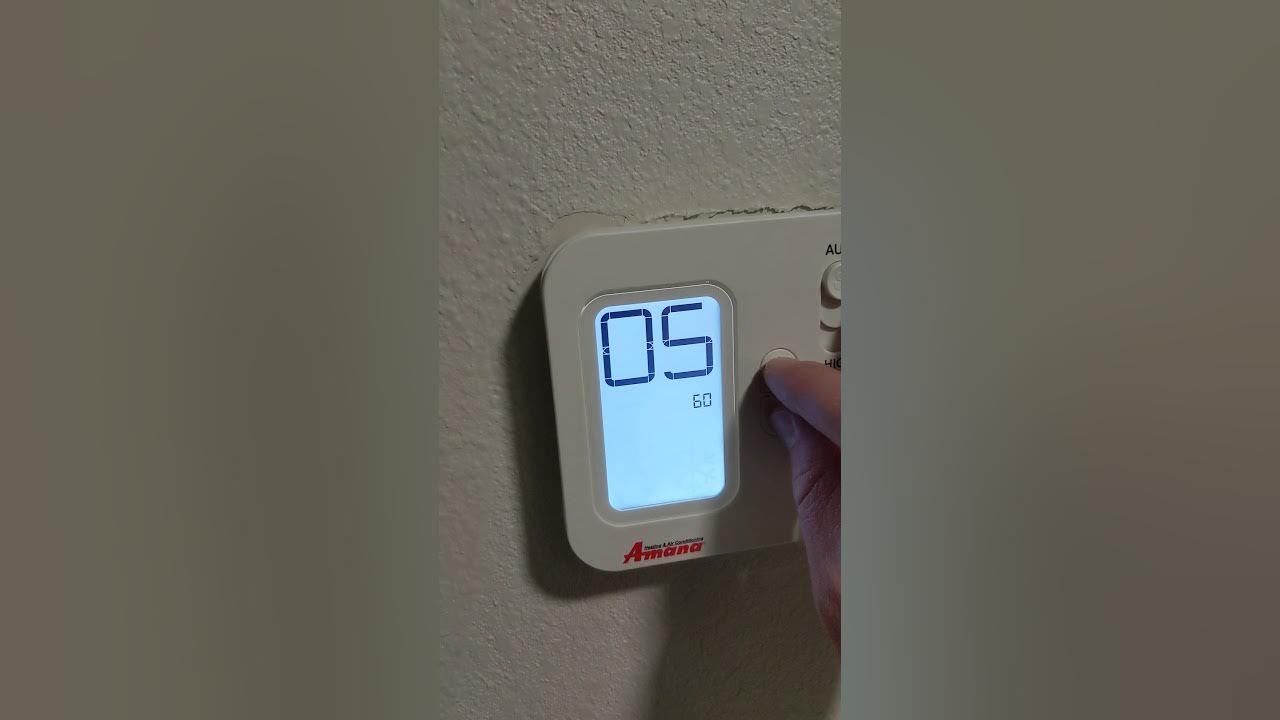 Another type of Holiday Inn Express Amana wall thermostat temperature