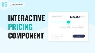 Interactive Pricing Component with HTML, CSS & JS | Frontend Mentor Challenge | Day 5