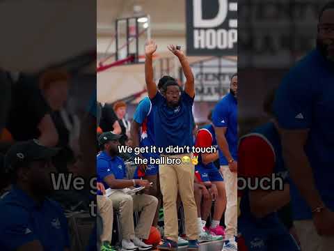 Bro is NOT playing😭✌️ #fyp #aau #madehoops #basketball