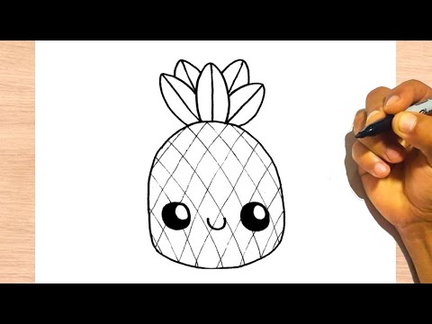 Cute Pineapple Sticker - hollymarshmallow