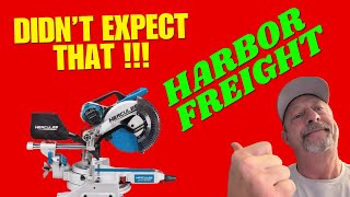 Harbor Freight / Hercules 12 inch Miter Saw / I didn’t Expect That!  Unboxing  / Review 