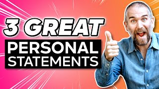 3 Awesome Personal Statements That AREN