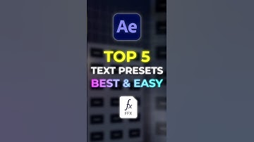 #top5 After Effects Text Animation Presets #tutorial #aftereffects