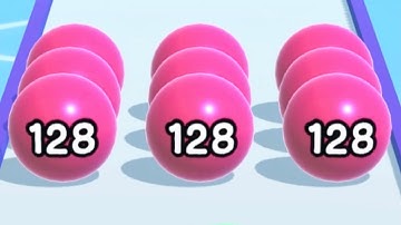 BALL RUN 2048 - All Levels Gameplay Android, iOS