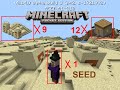 MCPE 1.0.0 9 TEMPLES, WITCH HUT, 12 VILLAGES CRAZY SEED MINECRAFT PE