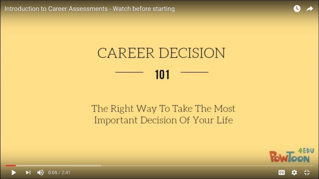 how-to-take-a-career-aptitude-test-for-making-the-right-career-decision-youtube