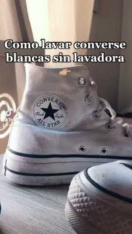 COMO LIMPIAR TUS CONVERSE -