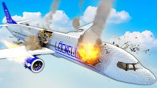 METEOR Hits Plane While I'm INSIDE - Teardown Mods Gameplay