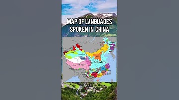 Map of languages spoken in China #shorts #china #language #fyp #subscribe #geography