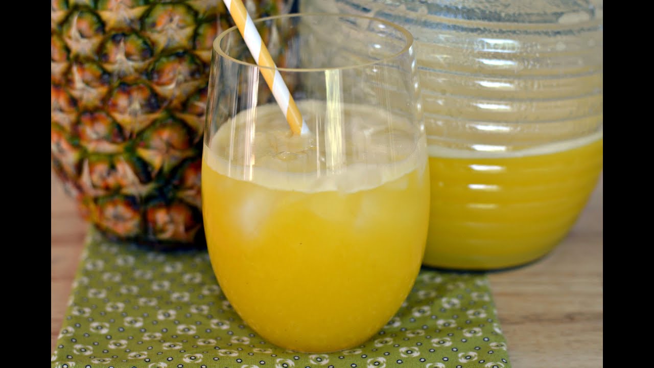 Recipe For Pineapple Juice - How To Make Pineapple Juice - SyS