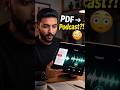 Adobe Acrobat AI 2026 🔥 Turn PDFs into Podcasts Instantly! #shorts