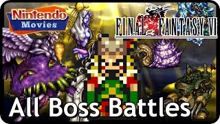 Final Fantasy VI/Final Fantasy III USA - All Boss Battles