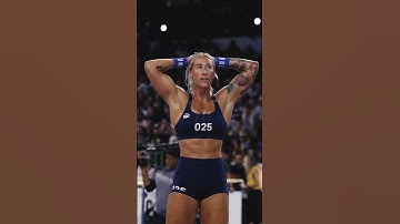 Danielle Brandon finishes the Parallel-Bar Pull event at the 2023 NOBULL CrossFit Games