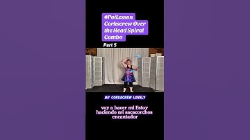 Pt5 Poi Corkscrew Over the Head Spiral Combo #poi #PoiSpinning #PoiDance #FlowArts #PoiTutorial