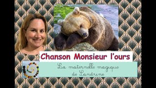 ⭐️Monsieur l'ours réveille-toi! Chanson pour les maternelles avec gestes et illustrations