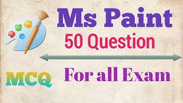 ms paint objective question and answer in hindi|ms paint mcq