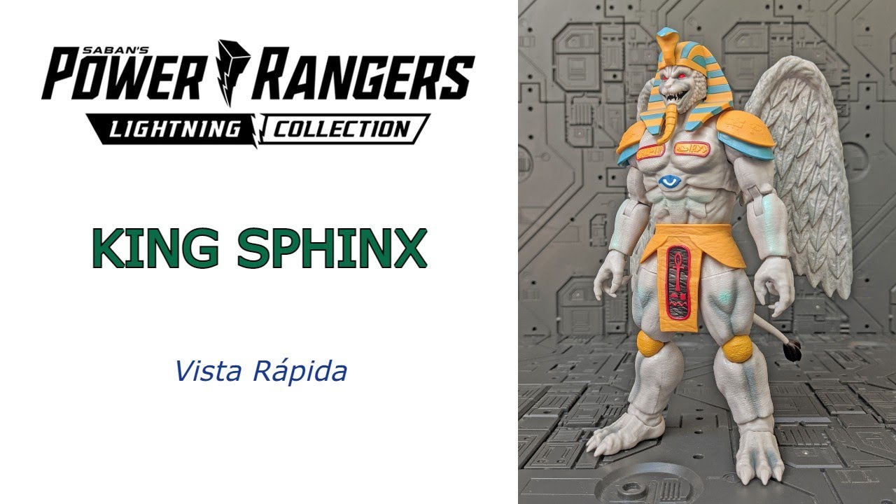 Figurine Super 7 - Mighty Morphin Power Rangers - Ultimates King Sphinx - NEUVE