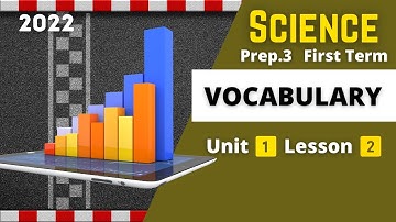 SCIENCE | Prep.3 | Vocabulary | Graphic Rep. of Moving in a Straight Line | Unit 1 - Lesson 2