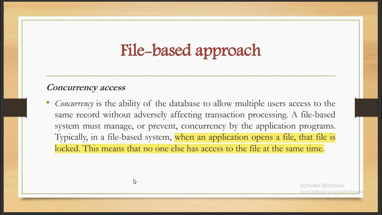 2-lec1_2 File-based approach قواعد بيانات معهد 6 اكتوبر - YouTube