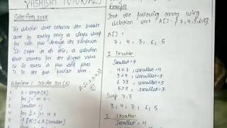 Selection sort