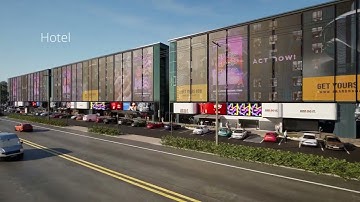 Hotel & Retail Complex | 3D Architectural Visualization in Unreal Engine