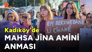 Kadıköyde Mahsa Jîna Amini Anması