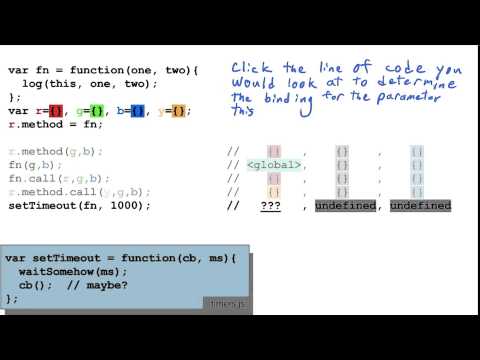 Determining 'this' Binding - Object-Oriented JavaScript