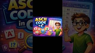 ASCII Code🧑🏻💻🔠 in C | #clanguage #coding #programming #shorts #shortvideo