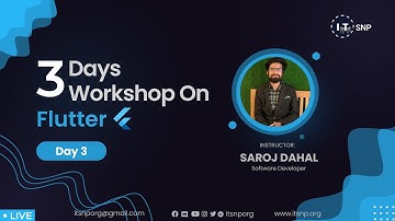Mobile development with flutter & dart || flutter, Dart Tutorial in Nepali || Day 3 || #itsnp