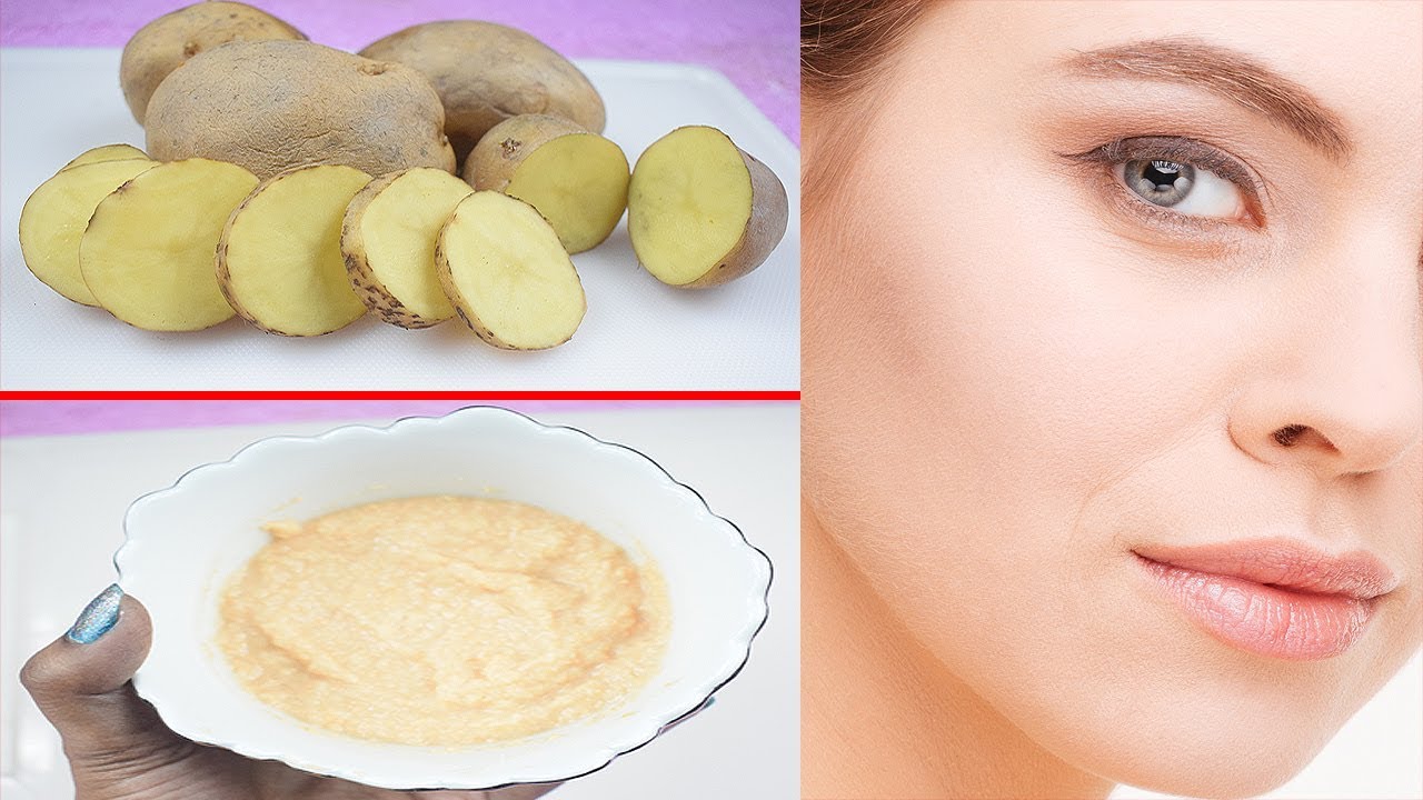 Skin Whitening Potato Facial Bleach in Bangla Get Fair, Spotless