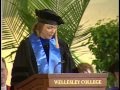 Ophelia Dahl delivers the 2006 Commencement Address at Wellesley College
