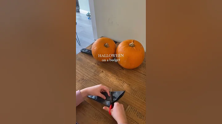 Halloween on a budget 🕷️ How to make Halloween decorations from a bin bag!