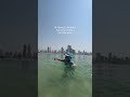 Baby swimming at Dubai beach 🇦🇪