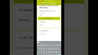 TUTORIAL PENGISIAN LINK PENDAFTARAN JALUR PRESTASI PPDB MTsN 1 KAPUAS TP 2023/2024