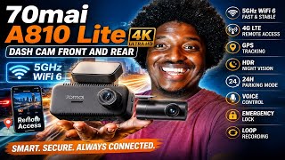 AWESOME 70mai A810 Lite 4K Dash Cam Review #4Gdashcam #LTEdashcam #bestvaluedashcam