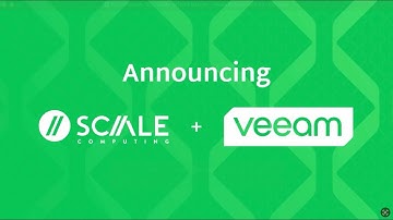 Scale Computing + Veeam Announcement - SC//Platform 2025