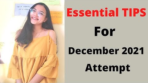 Planning for December 2021 attempt | CS | Neha Patel