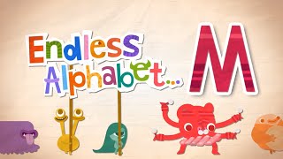 Endless Alphabet A to Z - Letter M - MAGICIAN, MAGNIFY, MELT, MINUSCULE, MULTIPLY | Originator Games