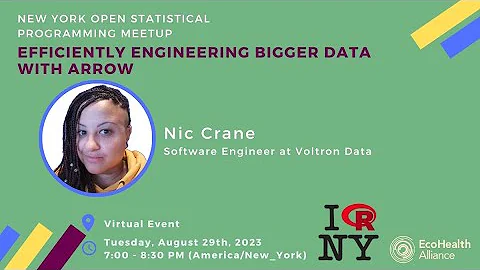 Nic Crane - Efficiently Engineering Bigger Data with Arrow