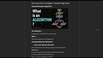 Mastering Instagram Algorithm : Faceless Content Guide