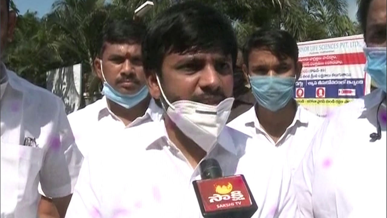 Pendurthi YSRCP MLA Annamreddy Adeep Raj on Gas leak incident at Sainor ...
