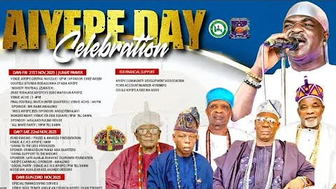 Alhaji Abass Akande Obesere live band at 45th Aiyepe Day Grand Finale Party