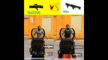 Ns2000 vs Dbs damage test#bgmi #gunvsgun #pubgmobile #shorts #sankiguru