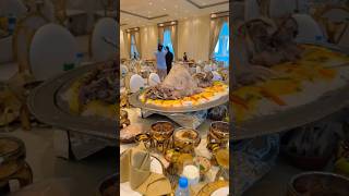 Epic Arab Wedding Feast Whole Roasted Goat, Camel Meat & Fruits