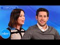 John krasinski and emily blunt talking about each other on the ellen show