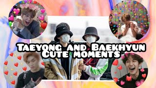 Taeyong NCT has a crush on Baekhyun EXO | baekyong Superm momets